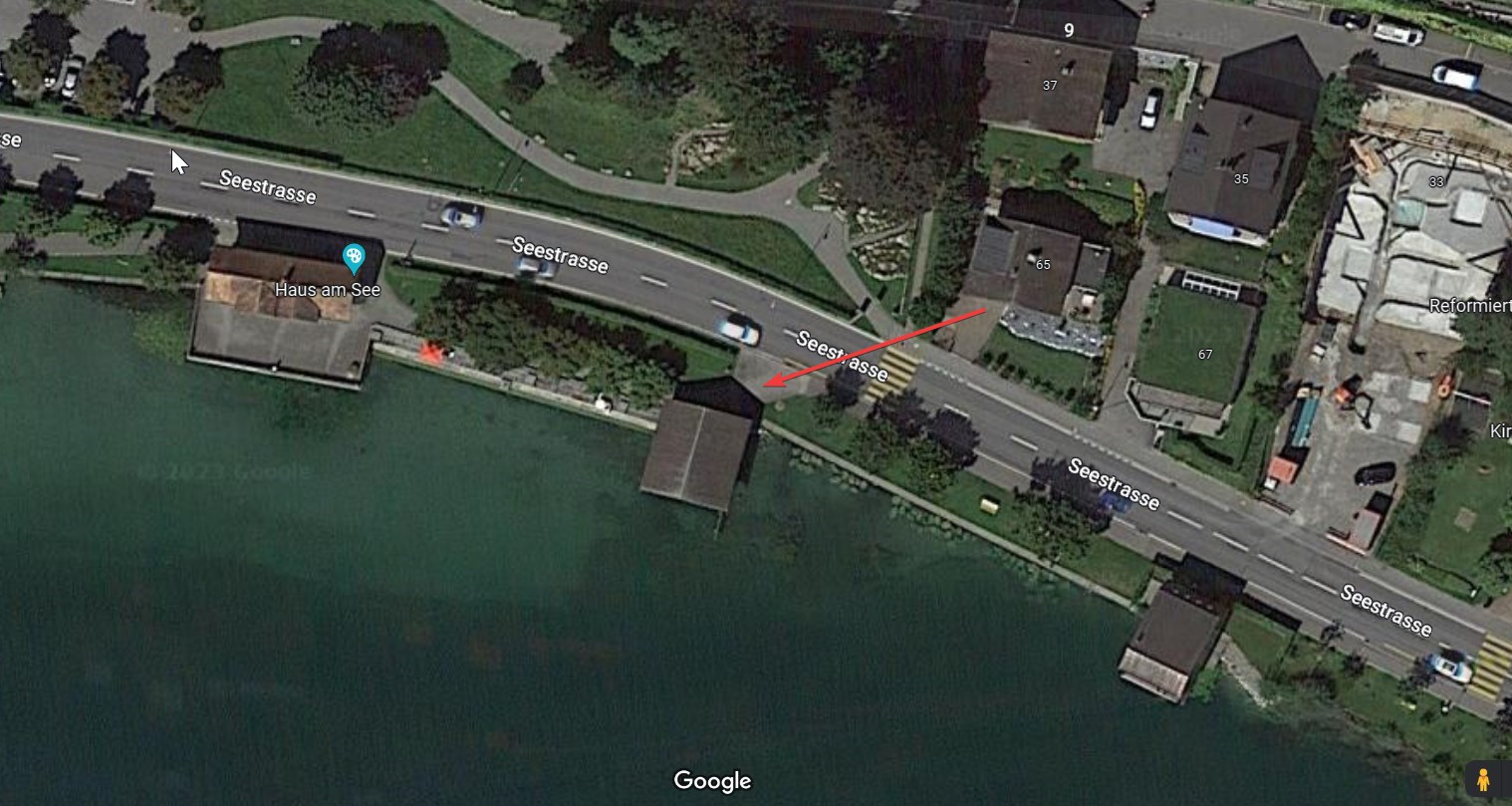 Unterägeri Bootshaus Polizei