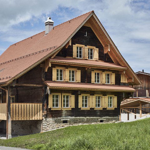 Bommerhüttli, Ansicht Süden