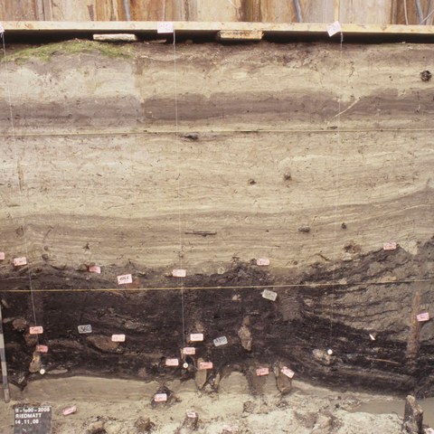 Schichten mit Positionsnummern